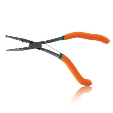 Imagem de Alicate de pesca com cabo de pistola, alicate de anel dividido de água salgada com cortador de linha, ferramenta de remoção de anzol