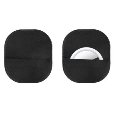 Imagem de 2 Peças Capa de Suporte para Airtag, Suporte Adesivo Bolsa Adesiva para Bagagem Controle Remoto de TV Laptop Bolsa Mochila Bicicleta