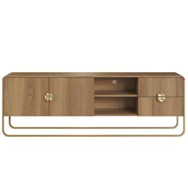 Imagem de Rack Bancada Organica TV 65 Polegadas 180 Cm 28076 Artesano Hanover Do