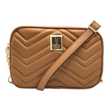 Imagem de Bolsa Vizzano Camel Elegante Versátil Alça Transversal, Camel, UN