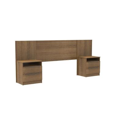 Imagem de Cabeceira Extensível Rustic com 2 Criados Madesa