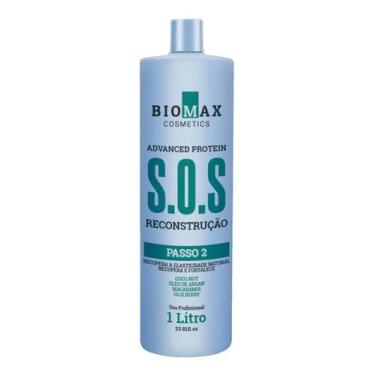 Imagem de Máscara Reconstrutora Capilar Profissional 1000 Ml Sos Liss - Biomax