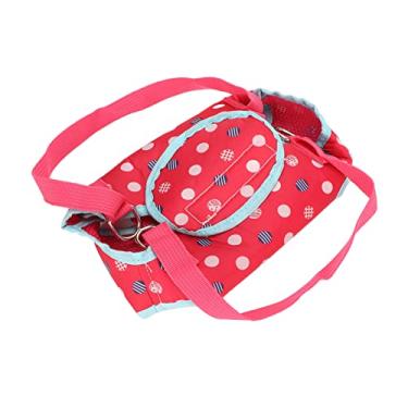 Imagem de Naroote Arnês de Elevação para Cães Respirável, Tiras Lombares Duplas, Estilingue Portátil de Recuperação para Animais de Estimação para Cães Pequenos (Rosa Vermelha)