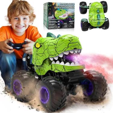 Imagem de Controle remoto Monster Truck BEZGAR com spray, luz e música