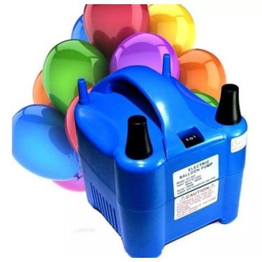 Imagem de Bomba de Ar Inflador Profissional Bexigas e Balões 2 Bicos 220V