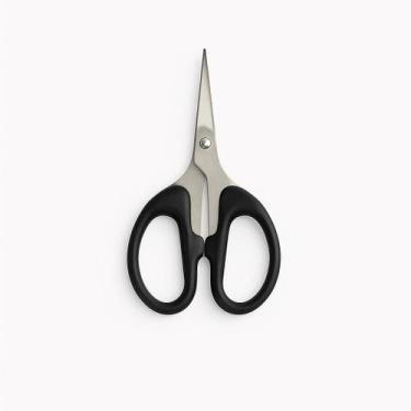 Imagem de Tesoura 10 Cm Lâmina De Aço Inoxidável Resistente Universal Preto - Bo