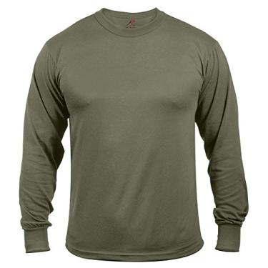 Imagem de Rothco Camiseta de manga comprida com absorção de umidade