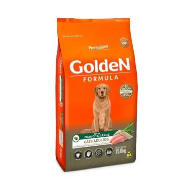 Imagem de Ração Golden Fórmula para Cães Adultos Sabor Frango e Arroz 15kg