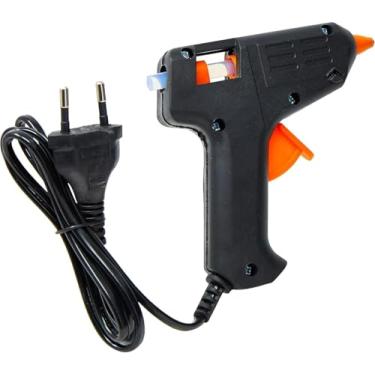 Imagem de Pistola De Cola Quente Profissional 20w Bico Fino Pequena 127-220v Bivolt - Acompanha 5 bastões de cola de 30cm