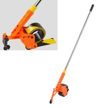 Imagem de GOWENIC Aplicador de Fita de Piso, Ferramenta Aplicadora de Fita, Máquina de Marcação de Manual, Roda de Pontuação Embutida, para Filmes de PVC, PE e EVA de até 6,5 Cm de Largura