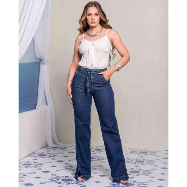 Imagem de Calça Jeans Feminina Wide Leg - 31664