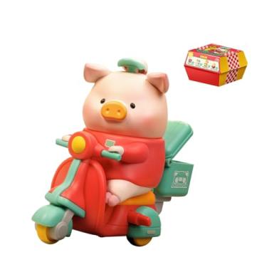 Imagem de maidimiao Lulu The Piggy Pig Burgers Series Blind Box Figures Home dector 4PCs Figurine Ornament