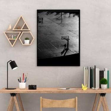Imagem de Quadro Decorativo Fotografia Quadra De Basquete - Quadros On-Line