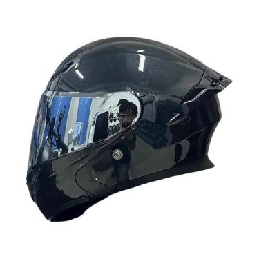Imagem de Capacete De Motocicleta Unissex Aprovado Pelo DOT Com Visor Duplo Prot