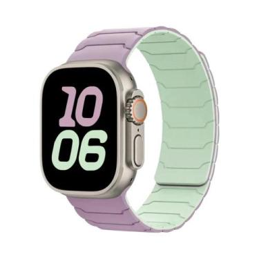 Imagem de Pulseira Magnética De Silicone Para Apple Watch Ultra 2 49mm 44mm 45mm