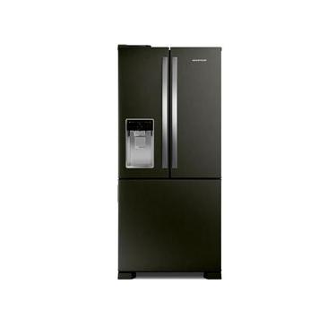 Imagem de Geladeira Brastemp Eclipse Collection Frost Free Inverter French Door Água e Gelo na Porta 515 Litros Cor Black Inox - BRH85AE
