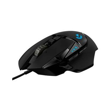 Imagem de Mouse Gamer Logitech G502 HERO com RGB LIGHTSYNC, Ajustes de Peso, 11 Botões Programáveis e Sensor HERO 25K