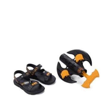 Imagem de Sandália Infantil Grendene Batman Lançador Preto-Masculino