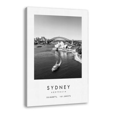 Imagem de Pôster de cidade preto e branco - impressão de viagem Roma Las Vegas Veneza Paris Sydney Amsterdã Amalfi Sanfrancisco Pintura em tela impressões de paisagem da cidade do mundo imagens de parede pôster