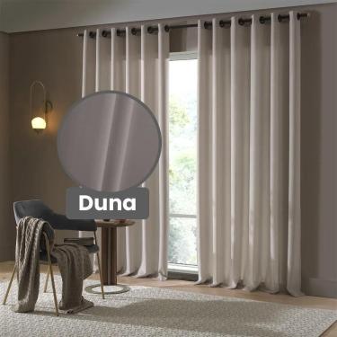 Imagem de Cortina Rustica Oxford 4,2 X 2,5 - Bella Janela Duna