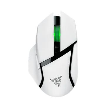 Imagem de Mouse Gamer Razer Basilisk V3 X Hyperspeed, Sem Fio, 18000 Dpi, Branco