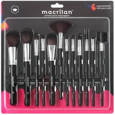 Imagem de Kit Pincel De Maquiagem 12 Pecas