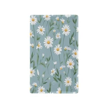 Imagem de Wassud Camomila azul (2) placa de cobertura de interruptor de luz, capas de tomada de interruptor único, placa de parede, decoração de casa, sala de estar, quarto, decoração