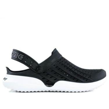 Imagem de Babuche Flow Masculino Boaonda Discovery 2140 Preto/Branco-Masculino