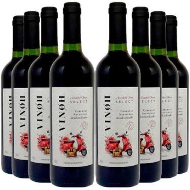 Imagem de Vinho Sem Álcool Tinto Seco Cabernet Vinoh Select - 08 Un