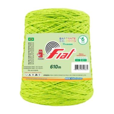 Imagem de Kit 4 Barbante Fial Nº6 Premium 600 Gramas, 44 Verde Abacate