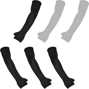 Imagem de Kit 3 pares de manguitos com proteção UV50+ com dedo (par) - EX311, 2,