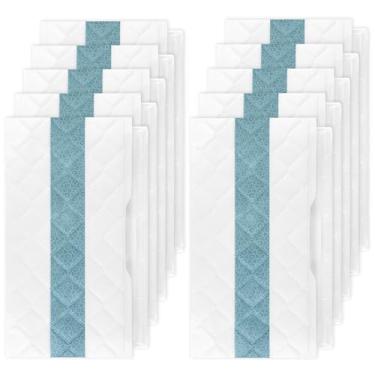 Imagem de QPBAE-M Refil descartável para esfregão de chão duro para Shark VACMOP Pro VM252 VM200 VM190 VM250 VM251 VM200C VM252C QM250 VC205 Almofadas de substituição para aspirador de pó 10 pacs