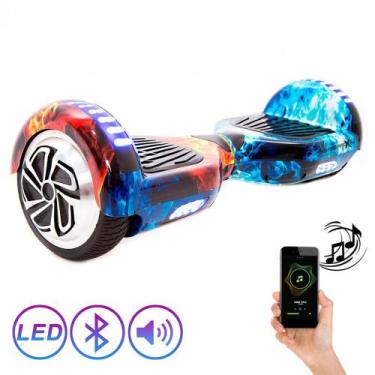 Imagem de Hoverboard Skate Elétrico 6,5 Polegadas Scooter Grande Led - Hoverboar