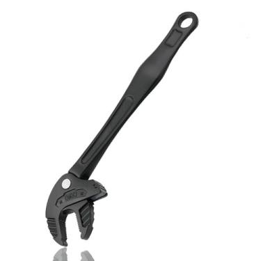 Imagem de Fafeicy Chave Ajustável, Chave Tipo Garra de Catraca Com Travamento Automático Com Aço Cr Mo Tratado Termicamente, para Encanamento, Reparos Automotivos, Ajustes de Tubos, Manutenção