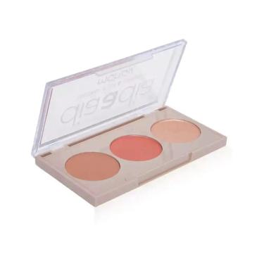 Imagem de Paleta Trio Blush Contorno E Iluminador Cor 01 Mahav