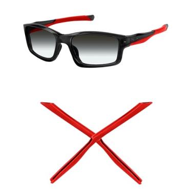Imagem de Mryok Meias de substituição para óculos de sol Oakley Chainlink OO9247 - Vermelho