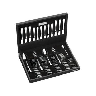Imagem de Faqueiro Tramontina Inox 42 Peças Satri 66982203 com Estojo, Inox, 42
