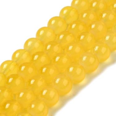 Imagem de 100 peças de contas de vidro 8,5-9 mm imitação de jade contas de vidro cor pura design brilhante redondo para fazer joias DIY colar pulseira brinco chaveiros DIY artesanato decorações ornamentos