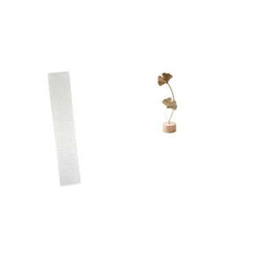 Imagem de Whtkoph Escultura de Abajur de Chão em Formato de Folha, Decoração Criativa para Sala de Estar, Cobertura de Metal para Luminária, Ornamento Abstrato Nórdico