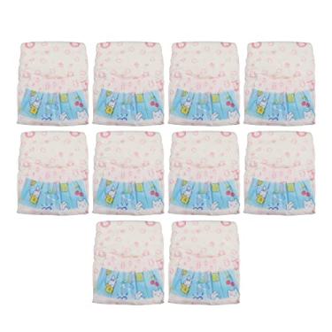 Imagem de HEEPDD Fraldas para Cães Femininas, Macias, Confortáveis, Laváveis, Reutilizáveis, para Animais de Estimação Com Design Absorvente Forte e Respirável à Prova de Vazamentos, para Cadelas (L)