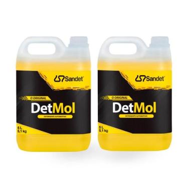 Imagem de Kit 2 Shampoo Automotivo Detmol Limpeza Pesada Sandet 5l - DET MOL