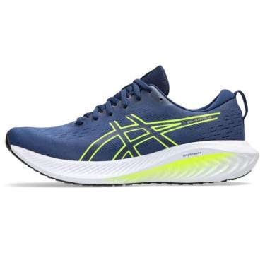 Imagem de ASICS Tênis de corrida masculino Gel-Excite 10, Expansão azul/amarelo de segurança, 44