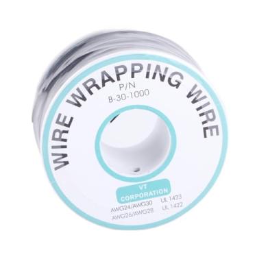 Imagem de Cosiki Fio que Envolve o Cabo de Núcleo único 30AWG 0,25mm 250m Preto para Uso Em Teste Eletrônico