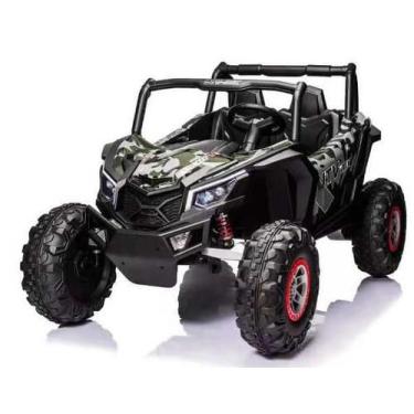 Imagem de Buggy 4x4 utv max 24v camuflado arco iris carros eletricos - AZUL CAR 