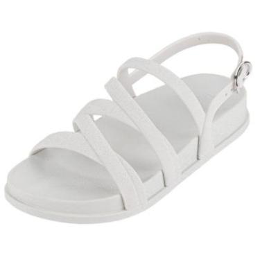 Imagem de Sandalia Feminina Glitter Conforto Zaxy Shine 18889-Feminino