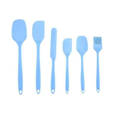 Imagem de Conjunto De Utensílios De Cozinha Em Silicone Creme 6 Peças Espátula I