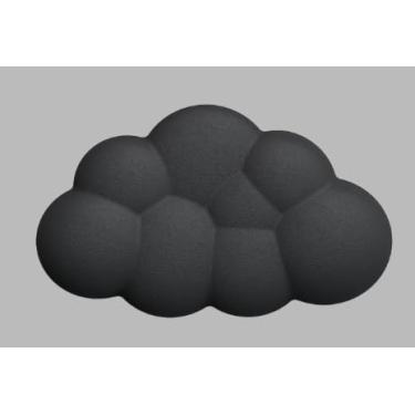 Imagem de Almofada ergonômica macia para descanso de pulso para suporte de teclado, uso na mesa