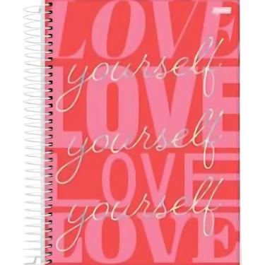 Imagem de Caderno Brochura Capa Dura Universitário Be Bold 80 Folhas Jandaia Rosa Escuro