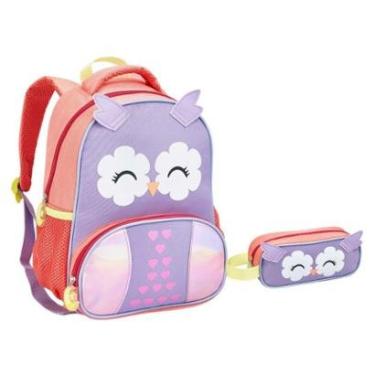 Imagem de Kit Mochila e Estojo Creche Infantil Zoop-Feminino