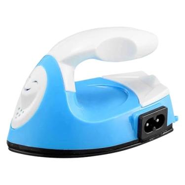 Imagem de ＫＬＫＣＭＳ Ferro Elétrico Portátil Compacto para Roupas, Artesanato e Projetos DIY. Premium, Profissional, Aquecimento Rápido, Robusto e Versátil, Azul